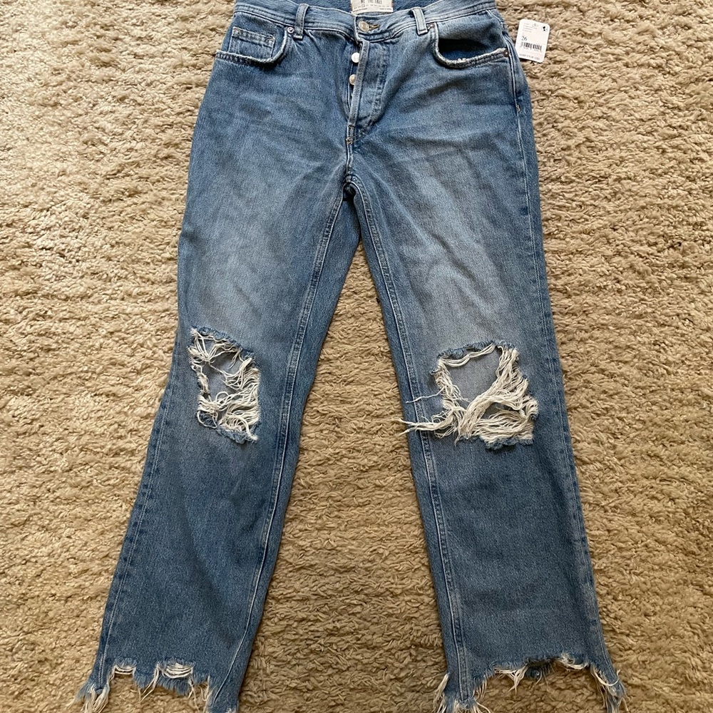 NWT FreePeople Womens Jeans Size 26